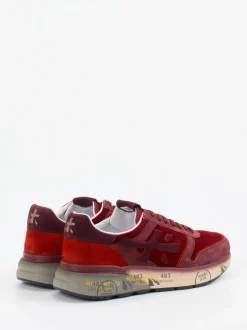 Premiata – Sneaker aus Veloursleder in Bordeaux
