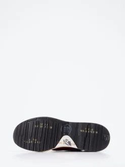 Premiata – Sneaker aus Veloursleder in Bordeaux