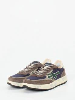 Premiata – Sneaker aus Veloursleder Dunkelviolett