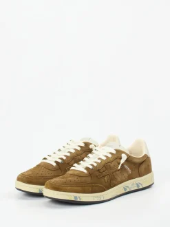 Premiata – Sneaker aus Veloursleder kastanienbraun