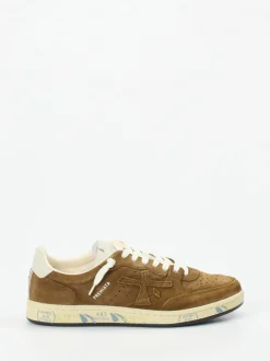 Premiata – Sneaker aus Veloursleder kastanienbraun