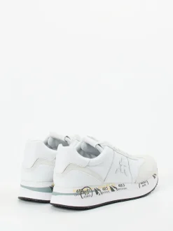 Premiata – Sneaker aus Veloursleder Offwhite