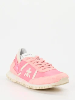 Premiata – Sneaker aus Veloursleder in Rosa