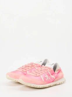 Premiata – Sneaker aus Veloursleder in Rosa