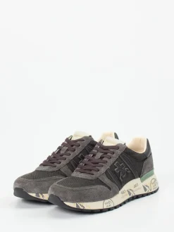 Premiata – Sneaker aus Veloursleder in Anthrazit