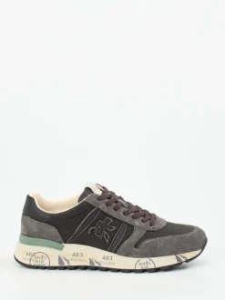 Premiata – Sneaker aus Veloursleder in Anthrazit