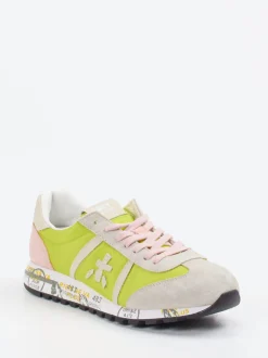Premiata – Sneaker aus Veloursleder und Nylon multi