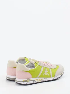 Premiata – Sneaker aus Veloursleder und Nylon multi
