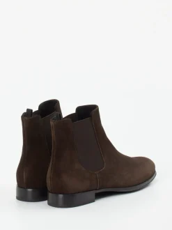 Pretty Ballerinas – Chelsea Boots aus Veloursleder Dunkelbraun