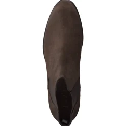 Pretty Ballerinas – Chelsea Boots aus Veloursleder Dunkelbraun