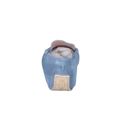 Pretty Ballerinas – Loafer aus Veloursleder jeansblau