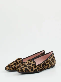 Pretty Ballerinas – Loafer-Ballerinas aus Fell braun