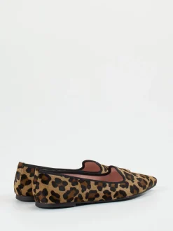 Pretty Ballerinas – Loafer-Ballerinas aus Fell braun