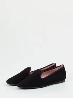 Pretty Ballerinas – Loafer aus Veloursleder schwarz