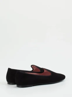 Pretty Ballerinas – Loafer aus Veloursleder schwarz
