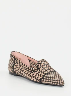 Pretty Ballerinas – Loafer aus geflochtenem Lammleder
