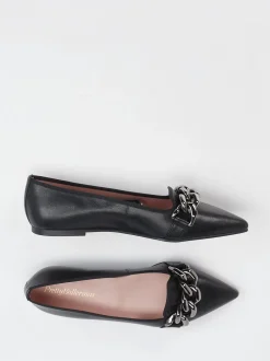 Pretty Ballerinas – Loafer-Ballerinas aus Ziegenleder Schwarz