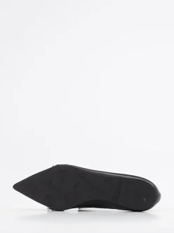 Pretty Ballerinas – Loafer-Ballerinas aus Ziegenleder Schwarz