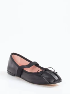 Pretty Ballerinas – Mary Janes aus Lammleder schwarz