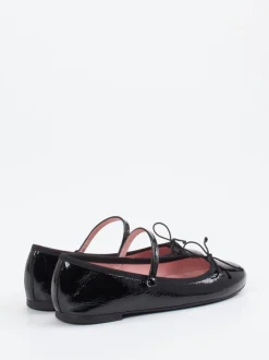 Pretty Ballerinas – Mary Jane Ballerinas aus Lackleder Schwarz
