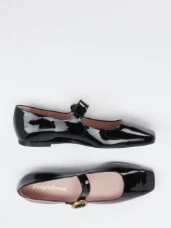 Pretty Ballerinas – Mary Janes aus Lackleder Schwarz