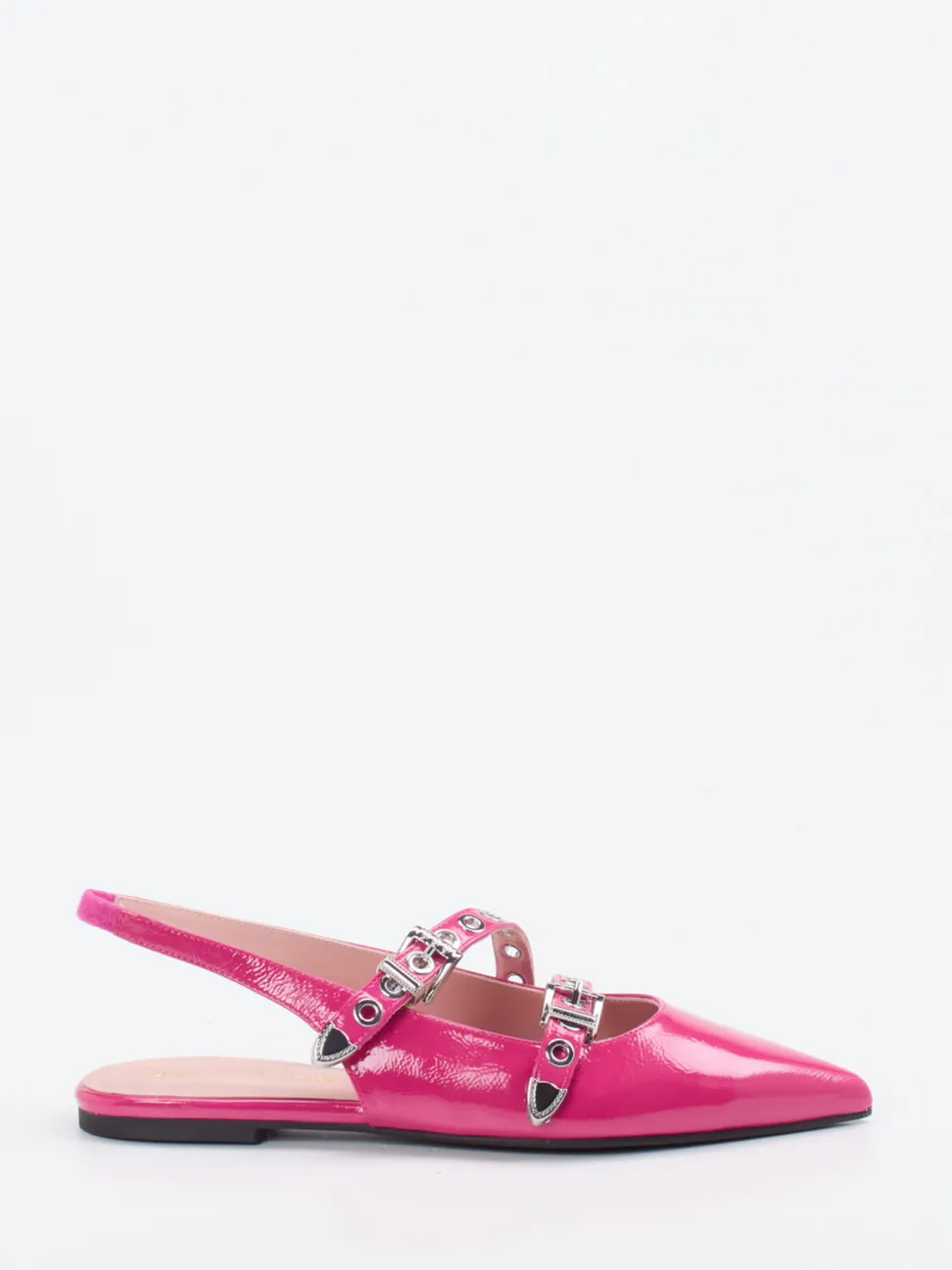 Pretty Ballerinas – Slingback-Ballerinas aus Lackleder Pink