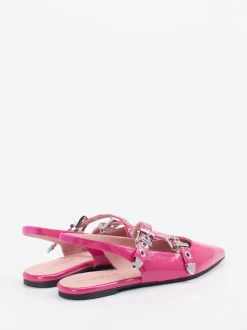 Pretty Ballerinas – Slingback-Ballerinas aus Lackleder Pink