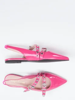 Pretty Ballerinas – Slingback-Ballerinas aus Lackleder Pink