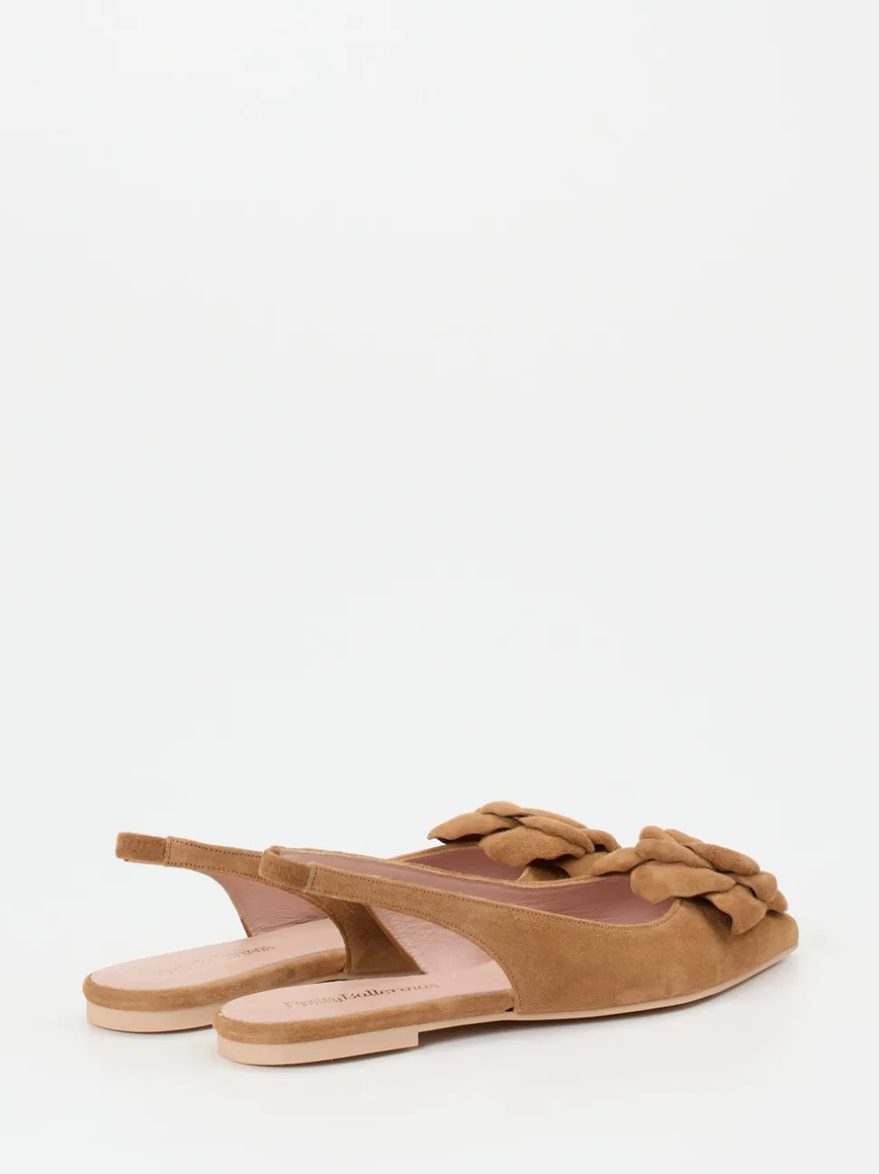 Pretty Ballerinas – Slingback-Ballerinas aus Veloursleder Braun