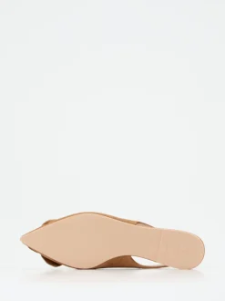 Pretty Ballerinas – Slingback-Ballerinas aus Veloursleder Braun
