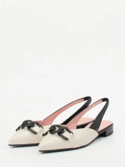 Pretty Ballerinas – Slingback-Ballerinas aus Lammleder Creme