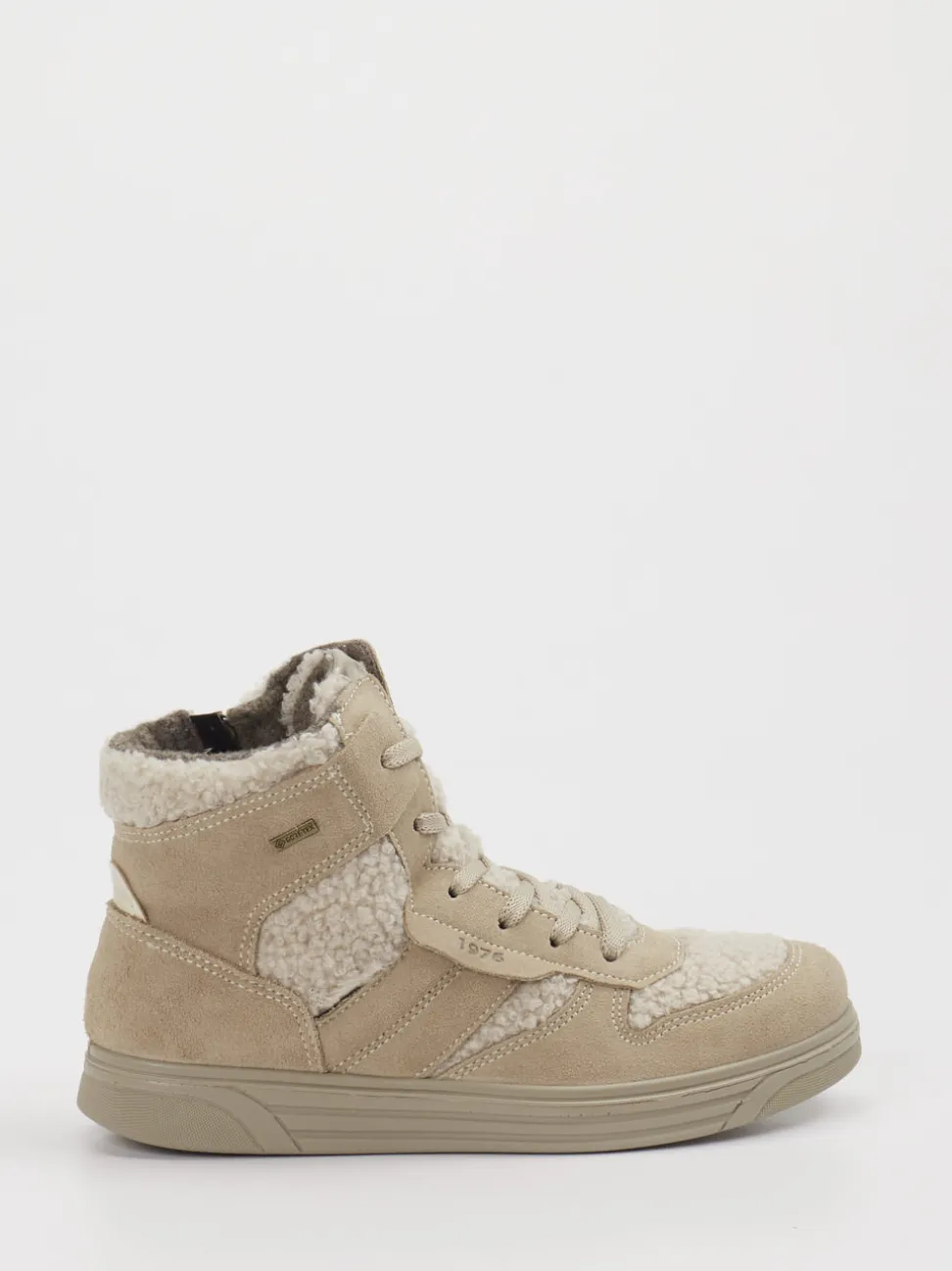 Primigi – High-Top-Sneaker aus Veloursleder Beige