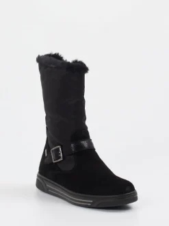 Primigi – Kinder-Winterstiefel aus Veloursleder schwarz
