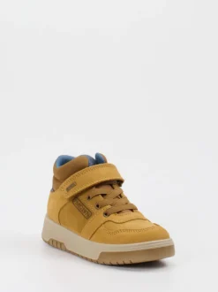 Primigi – Mid-Top Sneaker aus Nubukleder honiggelb