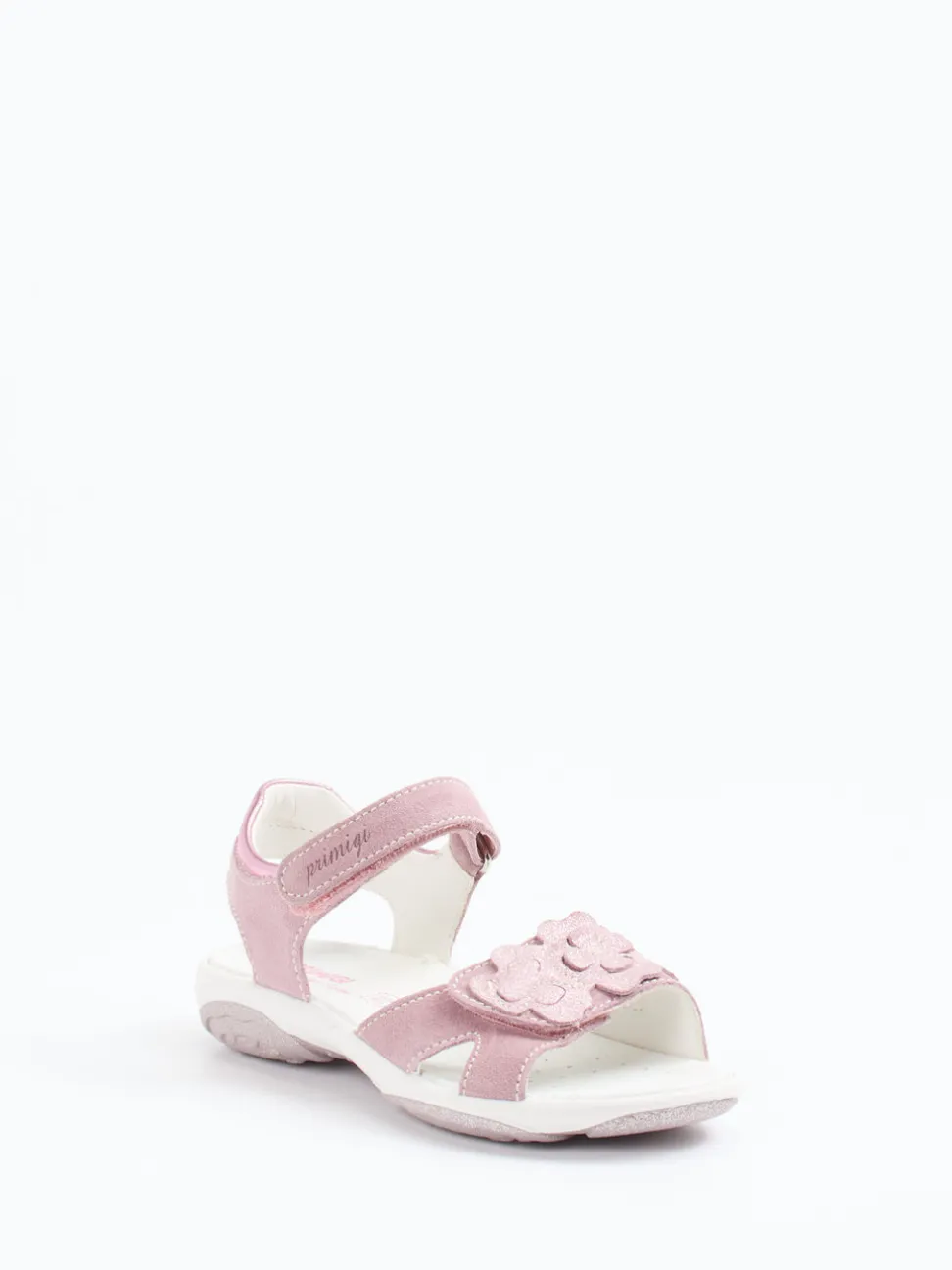 Primigi – Sandalen aus Veloursleder in Rosa