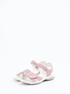 Primigi – Sandalen aus Veloursleder in Rosa
