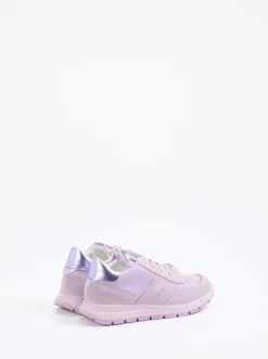 Primigi – Sneaker aus Veloursleder in Flieder