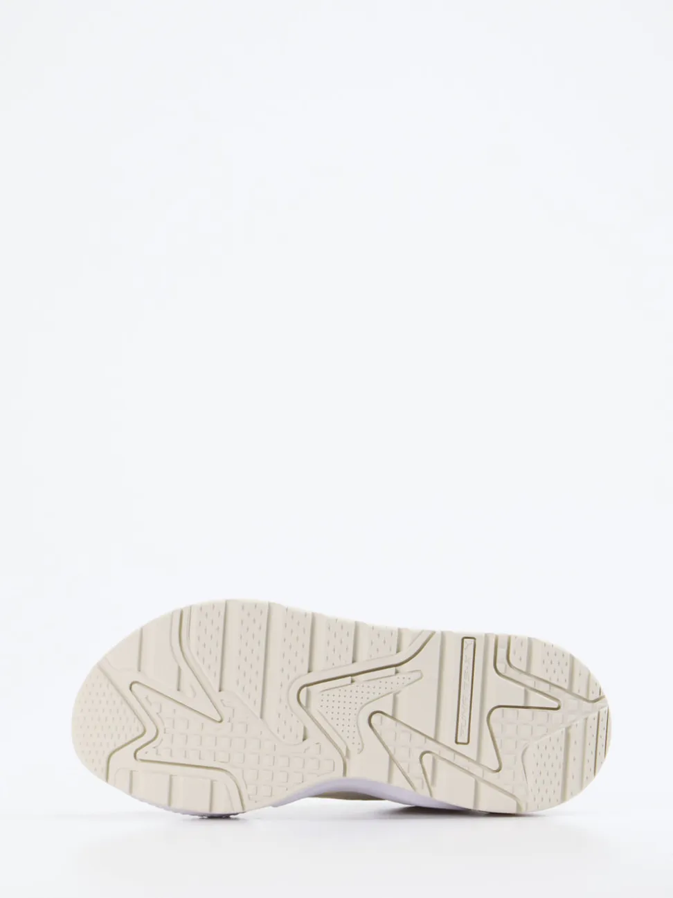 Puma – Chunky Sneaker aus Veloursleder cremeweiß