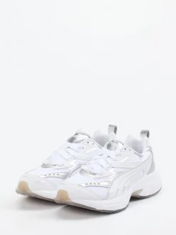 Puma – Chunky Sneaker aus Textil in Weiß