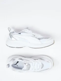 Puma – Chunky Sneaker aus Textil in Weiß
