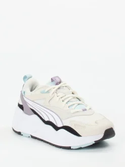 Puma – Chunky Sneaker aus Textil in Cremeweiß