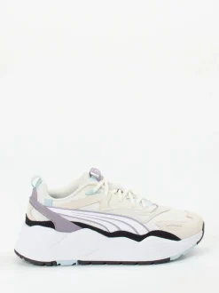 Puma – Chunky Sneaker aus Textil in Cremeweiß