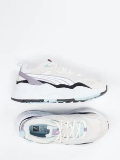 Puma – Chunky Sneaker aus Textil in Cremeweiß