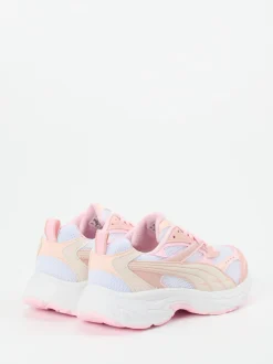 Puma – Chunky Sneaker aus Veloursleder Rosa