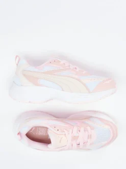 Puma – Chunky Sneaker aus Veloursleder Rosa