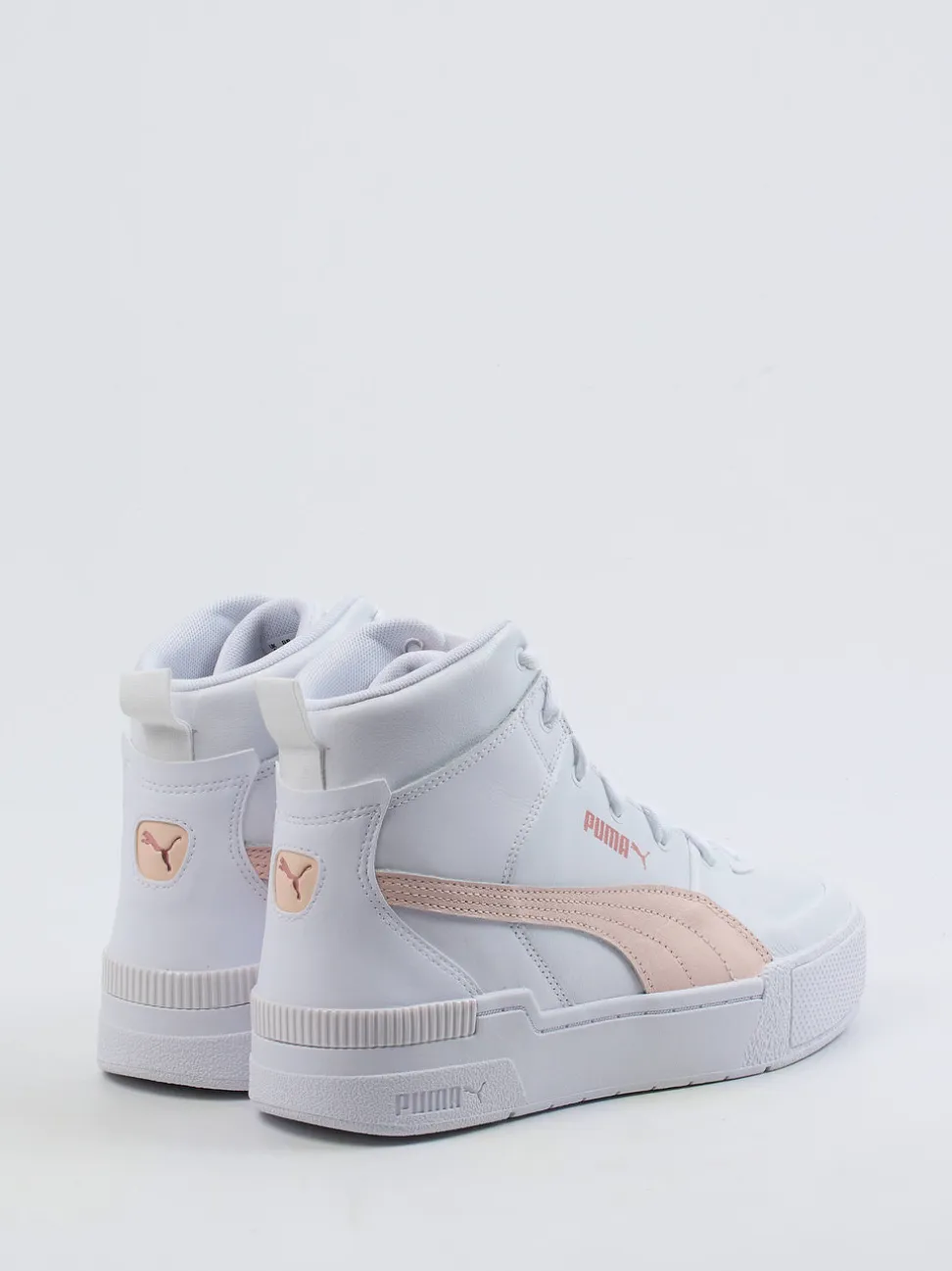 Puma – High-Top Sneaker aus Synthetikleder Weiß