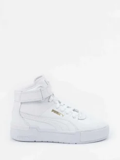 Puma – High-Top Sneaker aus Kalbleder Weiß