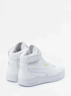 Puma – High-Top Sneaker aus Kalbleder Weiß