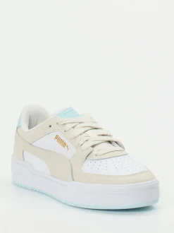 Puma – Low-Top Sneaker aus Leder in Pastelloptik