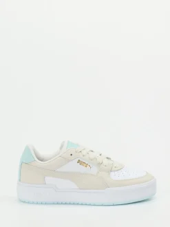 Puma – Low-Top Sneaker aus Leder in Pastelloptik